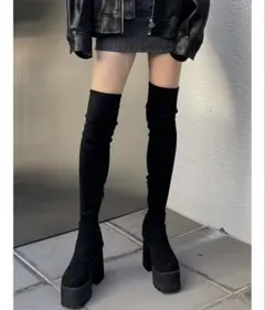 EMODA スクエアフィットロングブーツ