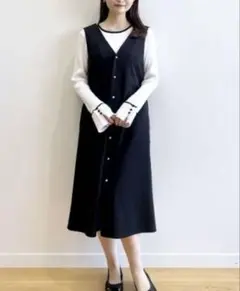 新品★ジャンパースカート3WAYジレ前後着用可インデックス