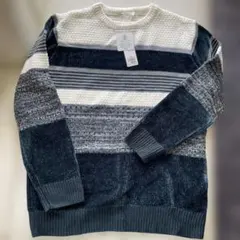 は*※様 ikka XL ストライプニットセーター
