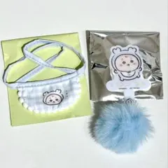 ちいかわベビー　カニちゃん　フォンタブ　ミニよだれかけ