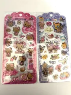 〈正規品〉日焼けキティ ドロップジェリーシール サンリオ キティ2セット