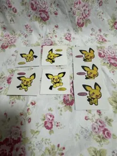 ピチュー ポケモンパンシール　 7枚セット
