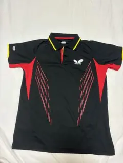 Butterfly 卓球 ポロシャツ Sサイズ 黒/赤/黄
