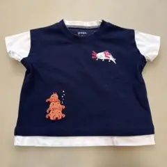 graniph グラニフ　ウーパールーパー　メンダコ　Tシャツ 90cmのサムネイル