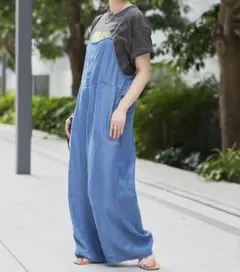 コーエン　ライトデニムキャミサロペット 新品