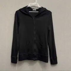 GU 長袖パーカー 薄手 フルジップ レディース トップス Mサイズのサムネイル