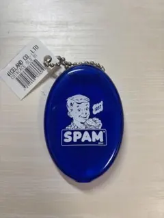 SPAM コインケース ブルー 新品未使用