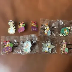 ディズニー ミッキー＆ミニー ハロウィンピンバッジ 9個セット