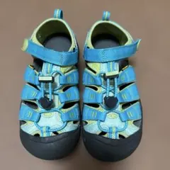 KEEN キッズ サンダル 青/緑