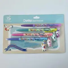 ダッフィー&フレンズ ハッピーマーチングファン ボールペンセットのサムネイル