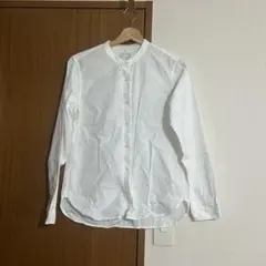 無印良品　ホワイト 長袖シャツ Mサイズ