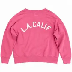 HOLIDAYS COMFORT スウェット ピンク F バックプリント