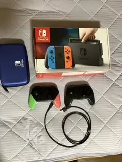 Nintendo Switch本体セット5本付き箱・付属品完備 動作確認済み - メルカリ