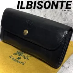 【MASA_KUN様専用！】イルビゾンテ ILBISONTE フラップ長財布 黒