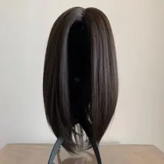 フルウィッグ　ダークブラウン