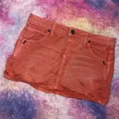 Sisley オレンジ　ミニスカート タイトスカート