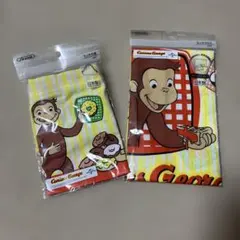 新品未使用：おさるのジョージ巾着袋　ランチクロス