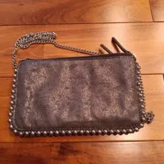 ZARA WOMAN スタッズ装飾 チェーンショルダーバッグのサムネイル