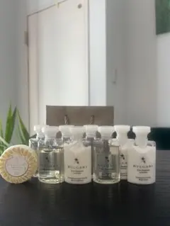 BVLGARI ブルガリ　石けん&紙袋付きアメニティ8本セット