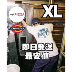 ホワイト　Dickies Henry's PIZZA S/S Tシャツ　大阪限定