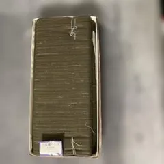 未使用 100%絹 ブラウン系ストライプ反物