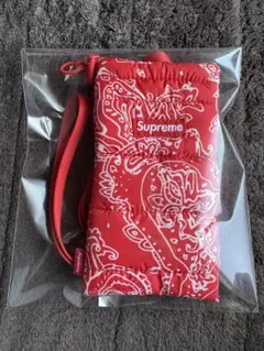 Supreme Puffer Pouch Red Paisley - メルカリ