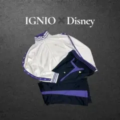 IGNIO✖️ミッキー トラックスーツ セットアップ 黒紫 ジャージ ディズニーのサムネイル
