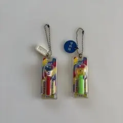 PEZ ペッツ キーホルダー 2個セット ガチャガチャ
