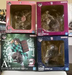 鬼滅の刃 1番くじ 鬼の棲む街 4体セットのサムネイル