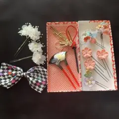 値下げ☆カチモリヘアにも かんざし 髪飾り セット