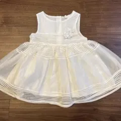 H&M ベビー ドレス　ホワイト 4-6ヶ月