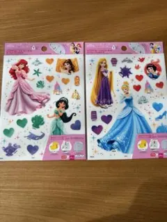 ディズニープリンセス シールセット 2シート
