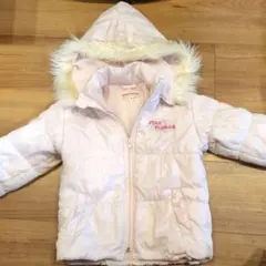 フード付きピンクジャケット　80サイズ