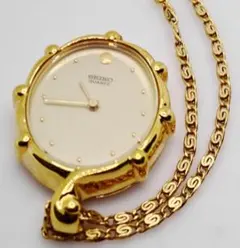 【新品電池 稼働品】SEIKO ネックレスウォッチ 2320-5950 S37