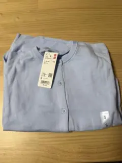 UNIQLO クルーネックカーディガン ライトブルー Sのサムネイル