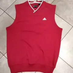 未使用　タグ付き　adidas　アディダス　ベスト　ゴルフ　golf
