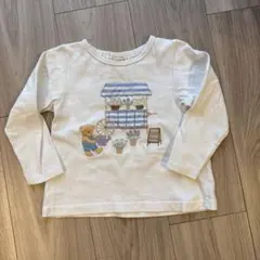 petit mai クマと花屋の長袖トップス 90cm