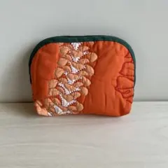 ハワイアンキルト　ポーチ　ハンドメイド