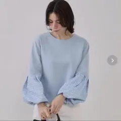 ジャカードバルーンスリーブトップスOPAQUE.CLIPのサムネイル