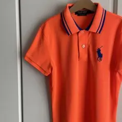 未使用品★ POLO GOLF ポロラルフローレン　ポロシャツ　半袖　オレンジのサムネイル