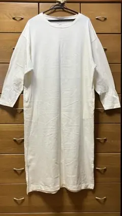 オーガニックコットン　ロングワンピース