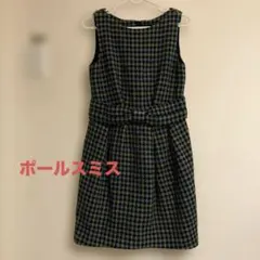 ポールスミス　ノースリーブひざ丈ワンピース チェック柄