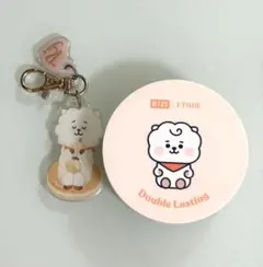 BTS JINキャラクター RJデザインクッションファンデケースとキーホルダーのサムネイル