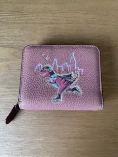 COACH 二つ折り財布 恐竜柄