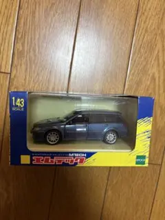 1/43ミニカー スバル レガシィ ツーリングワゴン（ブルー） エムテック製のサムネイル