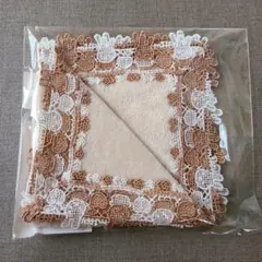 近沢レース☆タオルハンカチ☆ミッフィーコラボ☆ベージュ
