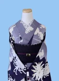 着物１１　東レ　大輪の芍薬牡丹柄単衣着物・浴衣　身丈１６７裄丈６６.５ 着物11 東レ 大輪の芍薬牡丹柄単衣着物・浴衣 身丈167裄丈66.5