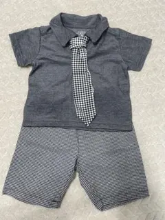 ネクタイ付きグレーセット 80cm