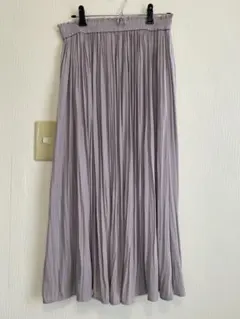 薄紫 プリーツスカート Mサイズ