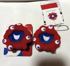 ミャクミャク　フェイス　ぬいぐるみバッジ　キーチェーン